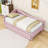 Twin Upholstered Daybed with Pop Up Trundle-608893599