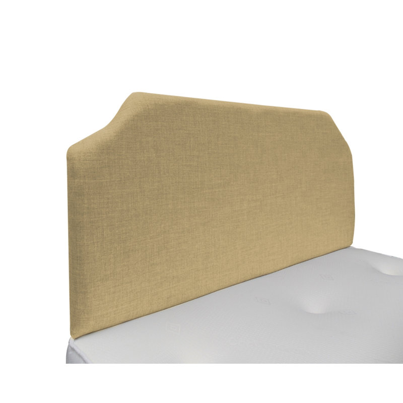 Upholstered Headboard, Small Single (2'6), Naples Velvet, Ivory