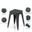 Chaise d’appoint empilable en fer Weiler-2100324713
