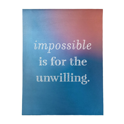 Tapis en polyester multicolore quot impossible