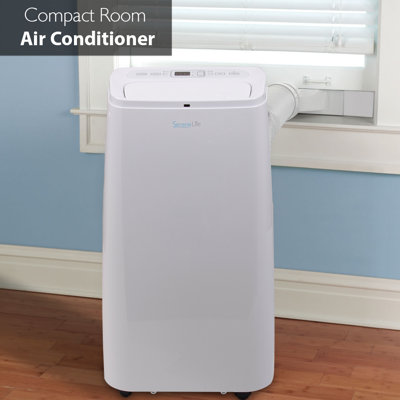 SereneLife 12000 BTU Portable Air Conditioner with Energy Saver Mode and Fan