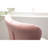 Ellston Upholstered Adjustable Swivel Barstools In Pink, Set Of 2
