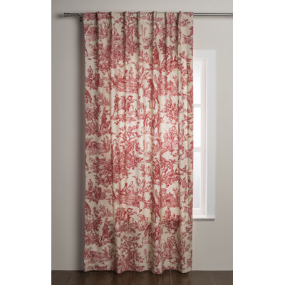 Maison Cotton Semi Sheer Curtain Single Panel