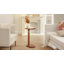 Veta Solid Wood C Shaped Side Table-618866157