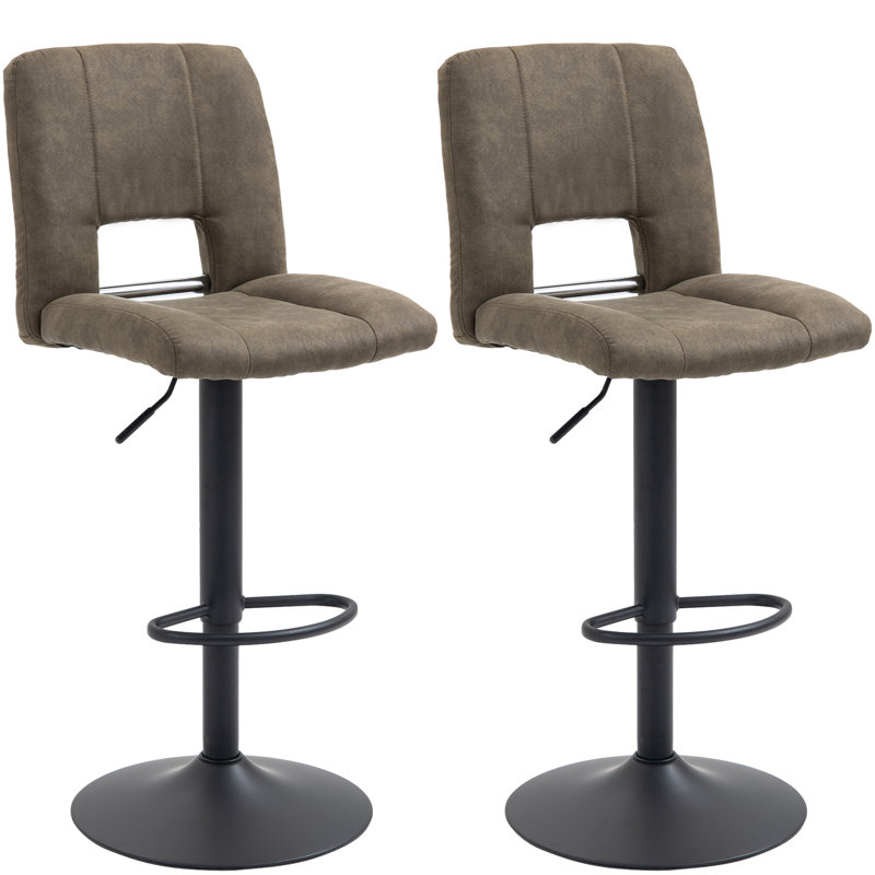 Tabouret de bar pivotant à hauteur réglable