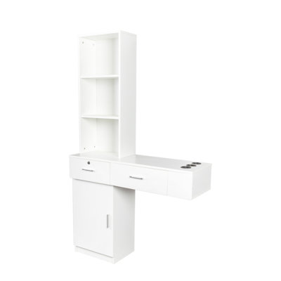 Commode blanche moderne, grande commode de rangement
