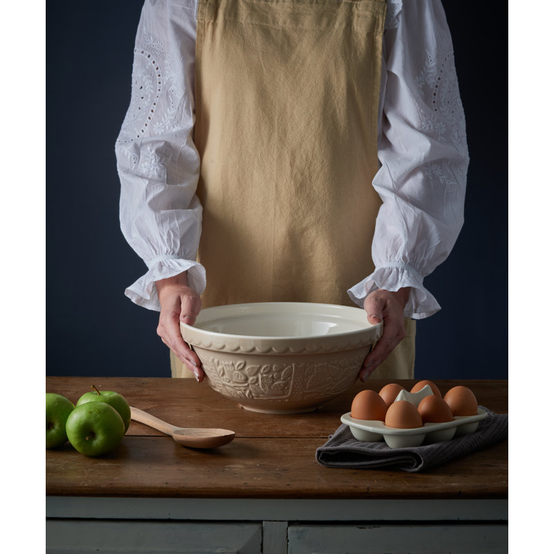 Mason Cash 14" Stone Ceramic Owl Mixing Bowl