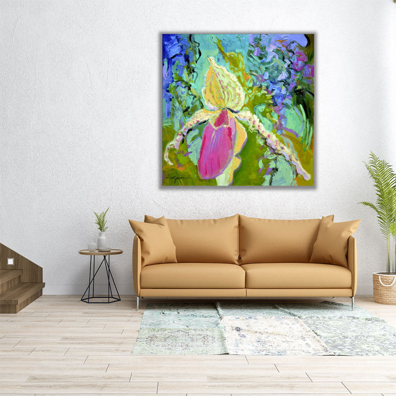Orchid House II - Canvas Print Wall Art, 24" H x 24" W