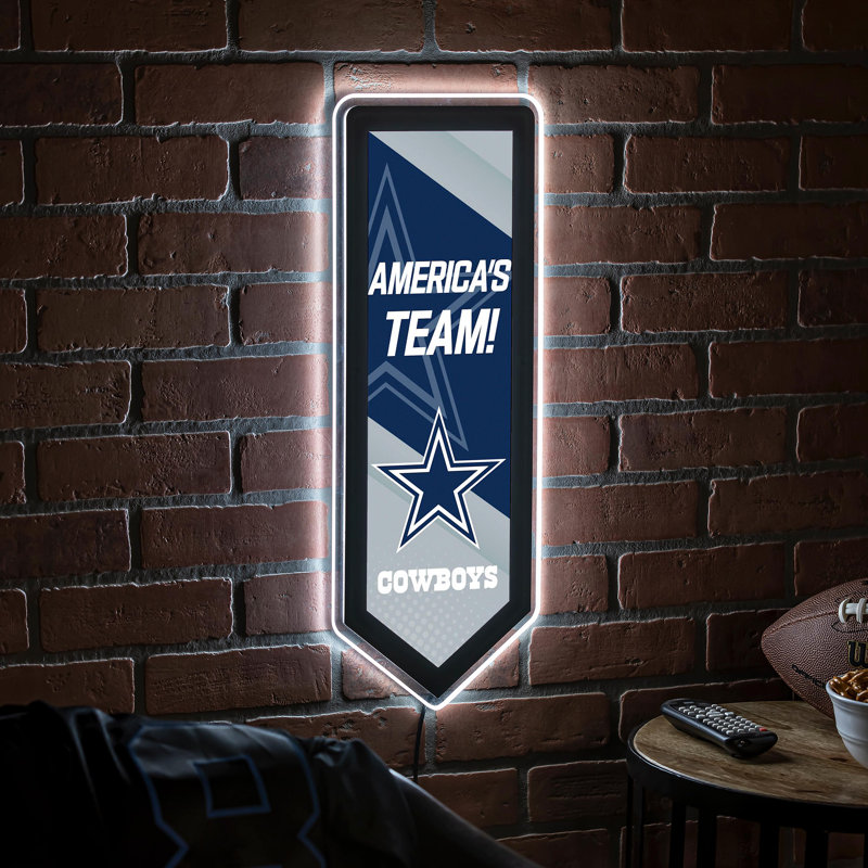 Plaque murale lumineuse NFL, Cowboys de Dallas