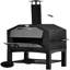 Sol 27 Outdoor Aalisa Steel Free Standing Charcoal Pizza Oven