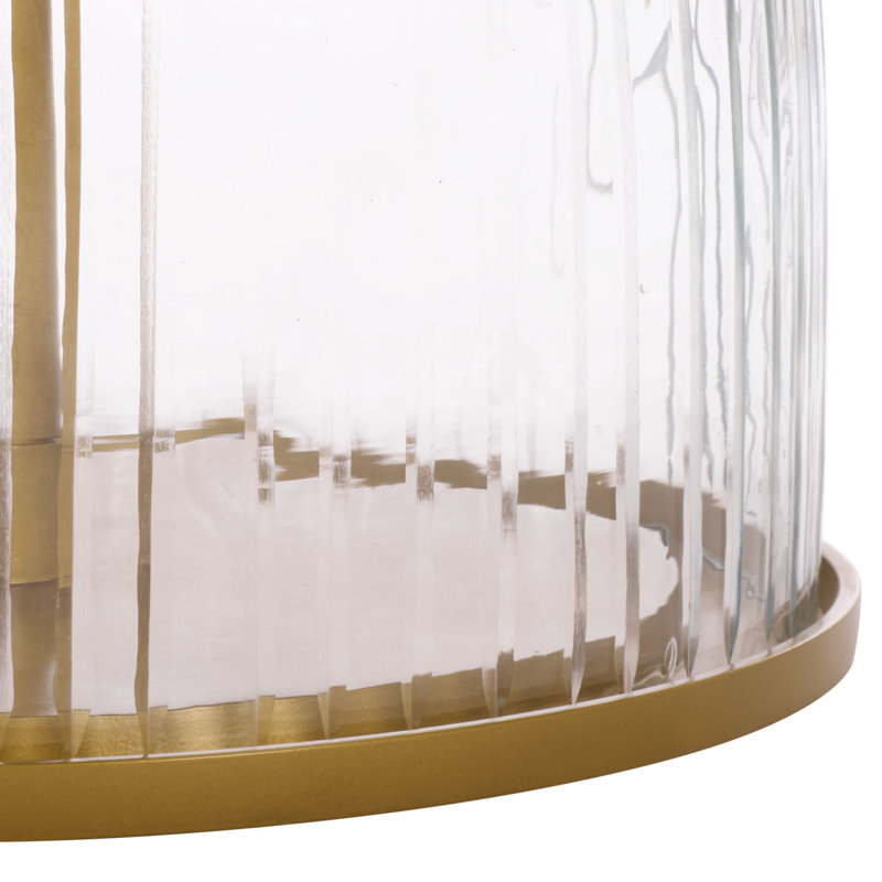 Kashi Side Table, Clear