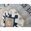 Oriental Area Rug in Ivory/Navy/Orange