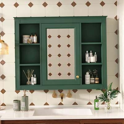 Wall Mounted Bathroom Storage Cabinet, Medicine Cabinet, Modern Bathroom Wall Cabinet With Mirror