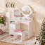 Kids Vanity Table And Chair Set – Vanity Set With Mirror-114394729