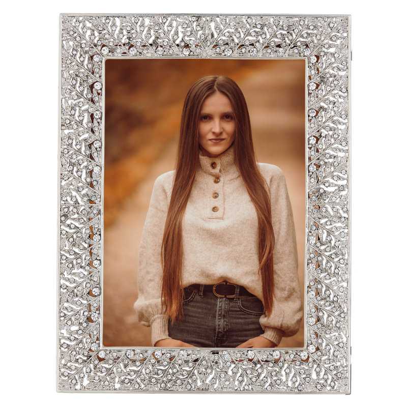 Florence Metal Picture Frame, 5" x 7", Silver