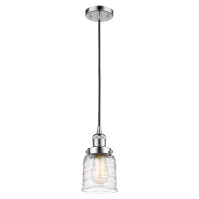 Saenz 1-Light Single Bell Pendant
