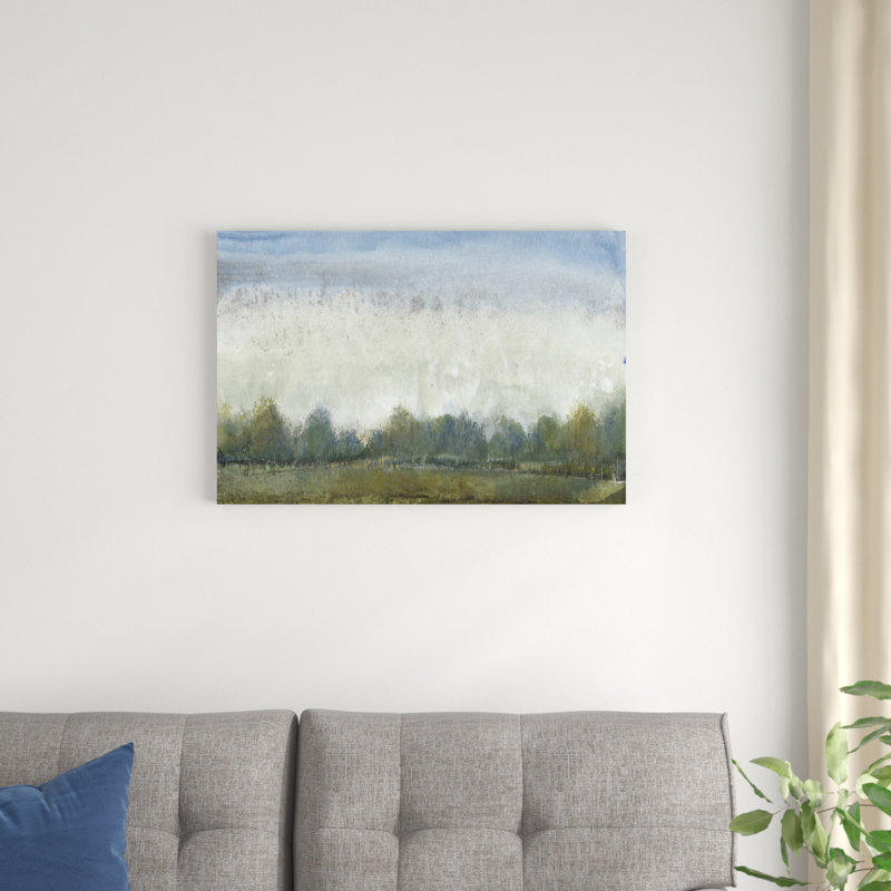 Paysage éthéré II, H 20 po x l 30 po x P 1,25 po