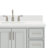 Stafford 43 " W Freestanding Standard Free Standing 1 Single Vanity Bathroom Vanity With White Quartz Top-138338258-93359267