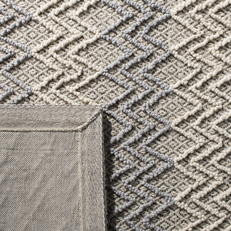 Hamlin Trace Hand Tufted Wool Chevron Rug, Rectangle 2'3" x 4'