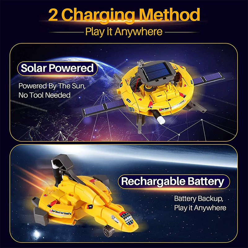 6-in-1 DIY Solar Robot Toys Kit STEM Projects for Kids