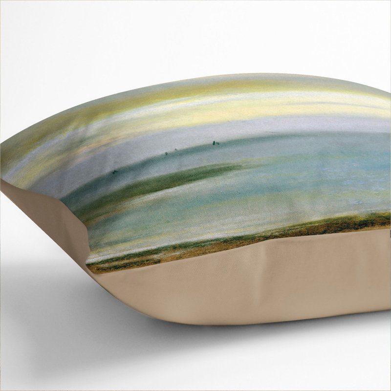 Square Cushion, 40cm H x 40cm W x 15cm D, Stone