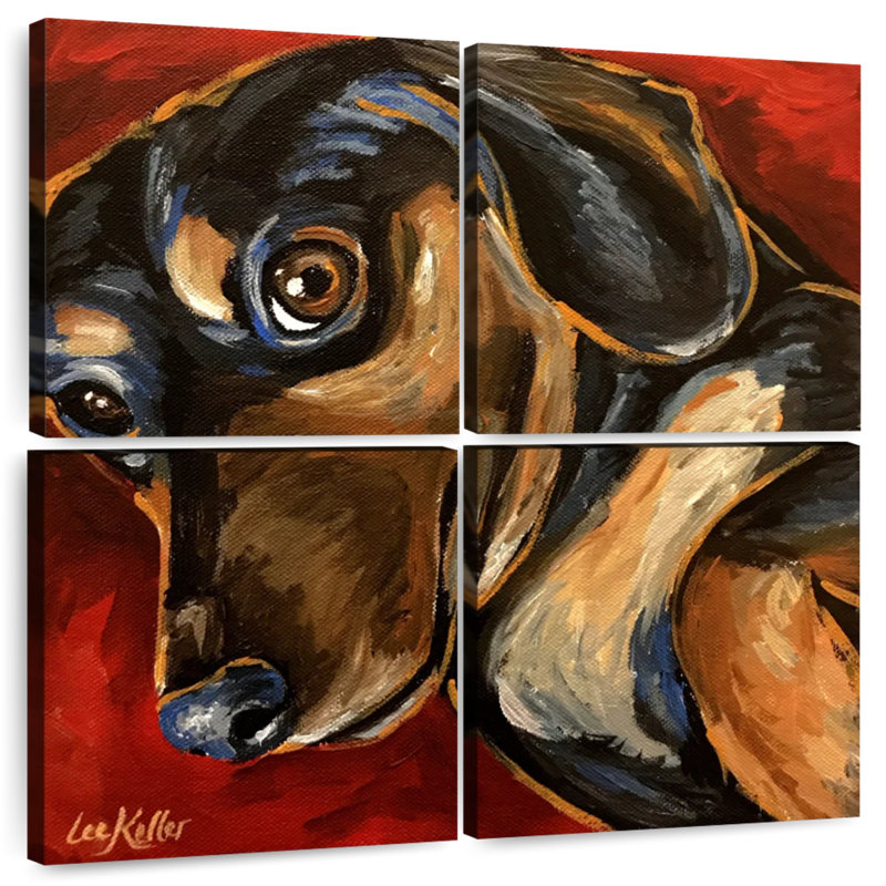 Brampt Dachshund Expressive, 18" H x 18" W