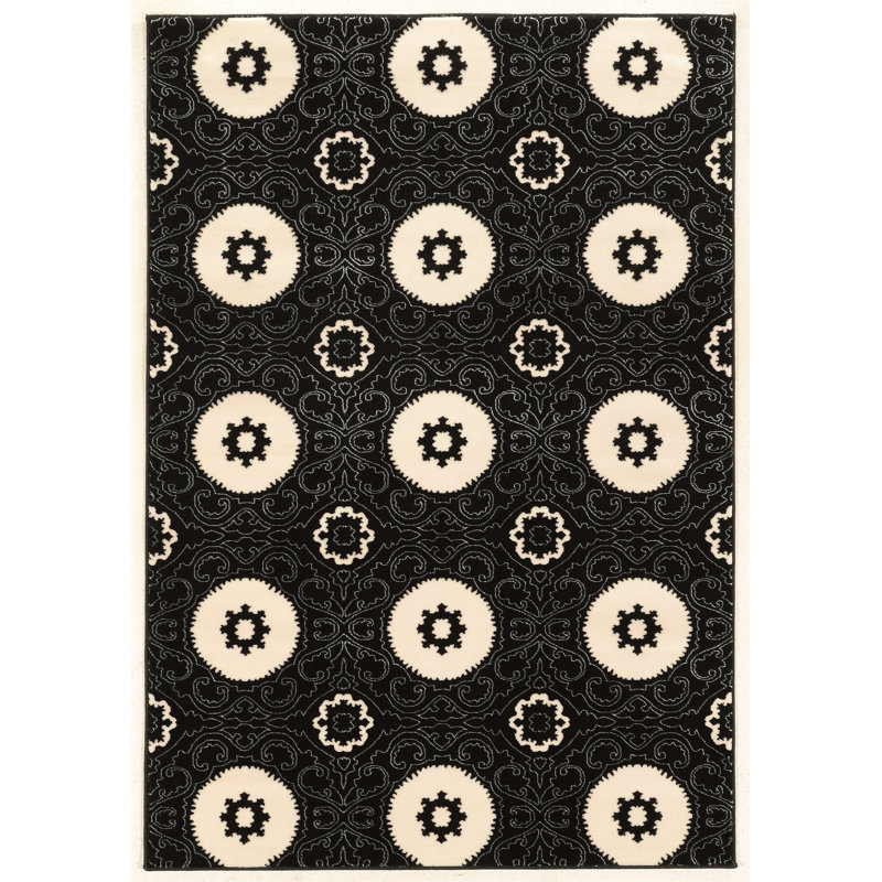 Tapis noir Morrissette, Rectangle 5 pi x 7 pi