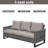 Nazime Wicker 5 - Person Patio Conversation Set with Cushions-719663630-678809926