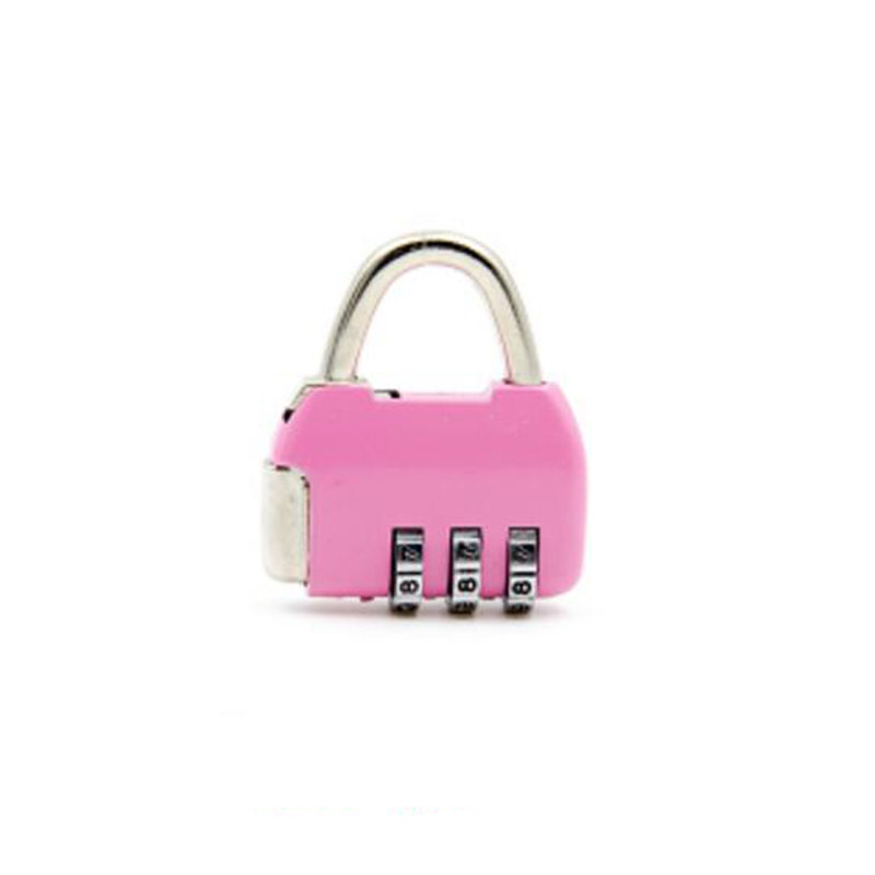 Cadenas à code de sécurité à 3 chiffres pour valise de bagage de voyage, casier scolaire