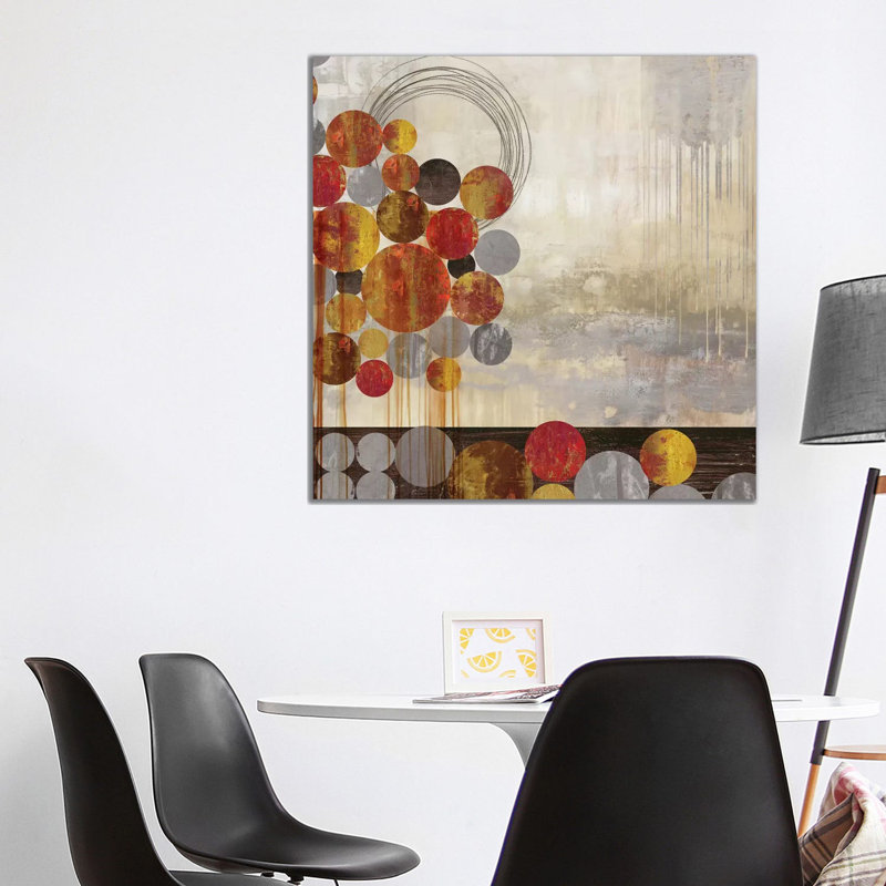 Sphere Scape 1 Piece Wrapped Canvas Painting, 93.98 cm H x 93.98 cm W x 3.175 cm D