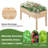 Rectangle Wood  Planter Raised Bed-227095613
