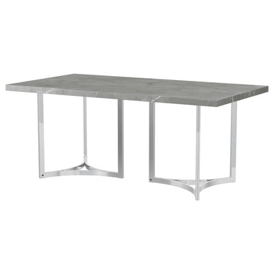 Hernandes Faux Marble Top Dining Table
