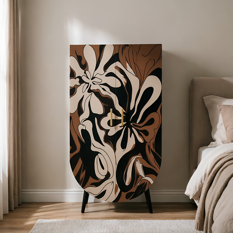 Garde-robe de style rétro indépendant du ménage