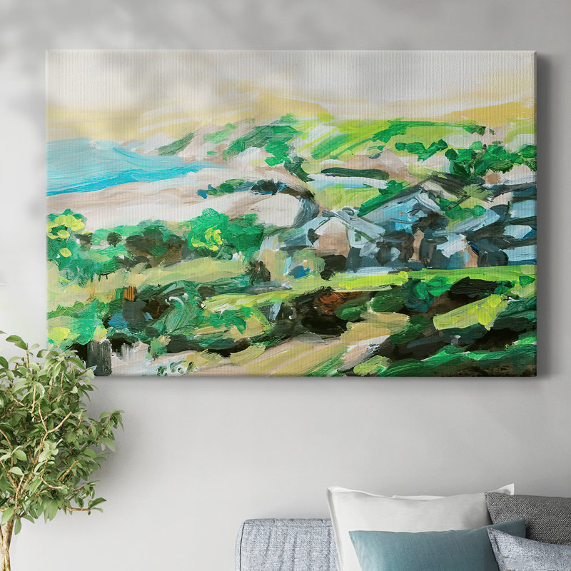 Spring Village I-Gallery Wrapped Canvas, H 12 po x l 18 po