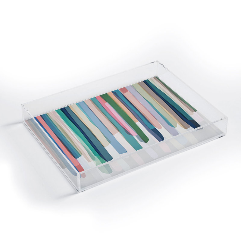Plateau de repose-pieds en acrylique Mareike Boehmer, H 1,75 po x l 12 po x L 15,5 po