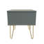 Baudelia 45cm W Manufactured Wood Bedside Table-2143163037