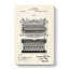 Typewriter Patent - Wrapped Canvas Print-61883435