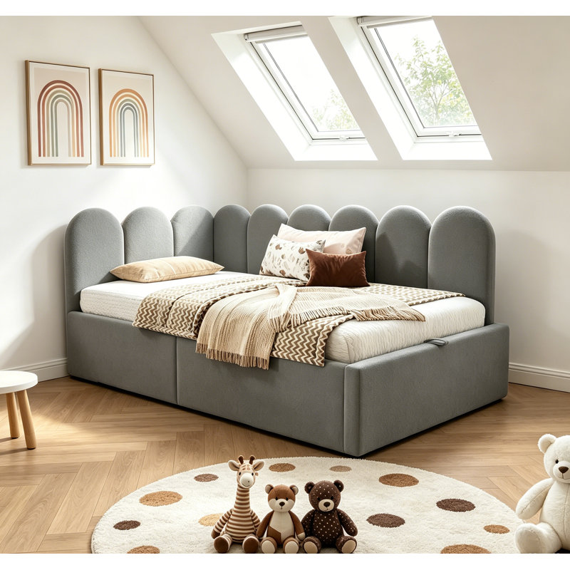 Upholstered Daybed, Grey