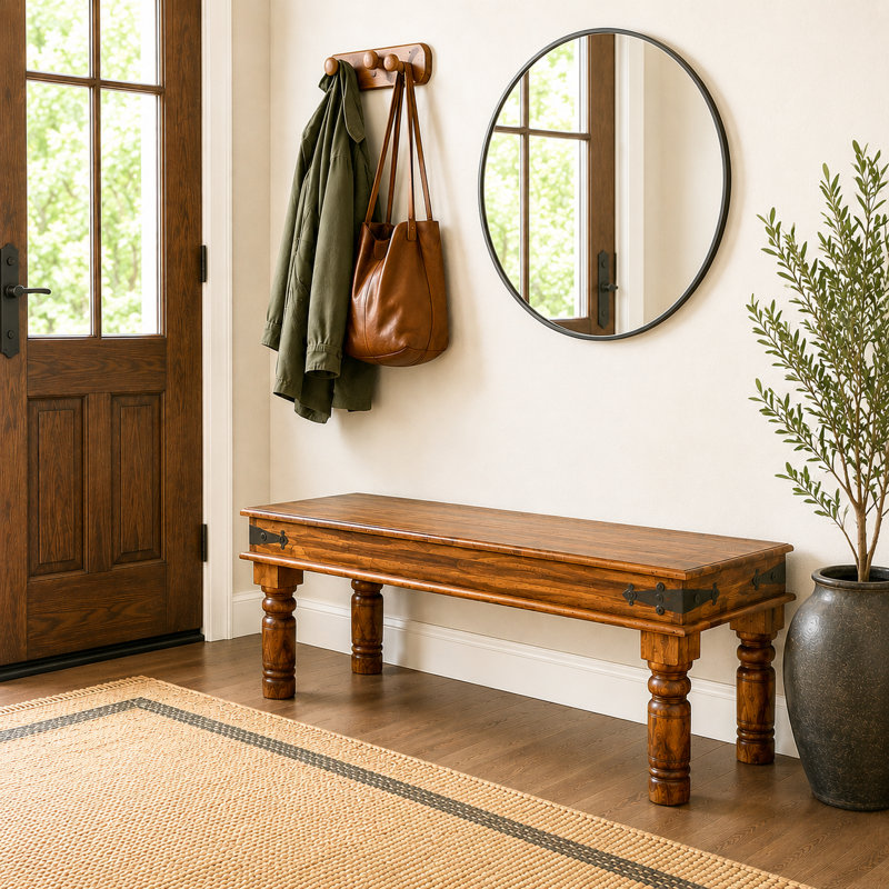 Bryony Solid Wood Bench