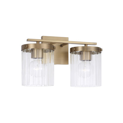 Éclairage pour meuble-lavabo à 2 lumières à intensité variable Vaughn