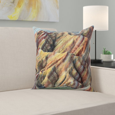 Mountains Throw Pillow