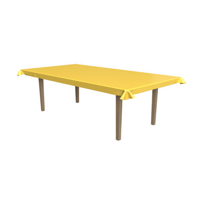 Rouleau de table en plastique - 40 po x 100 pi - paquet de 1