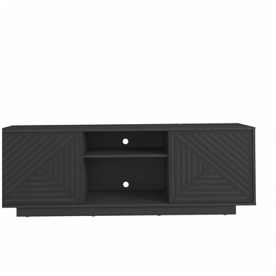 Techni Mobili modern TV stand, suitable for 70 inches or smaller TVs, black