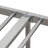Garland Full Bed Frame with 6 Metal Legs - Magnificent Bed Frame in Powder Coating Silver Color-1328744690