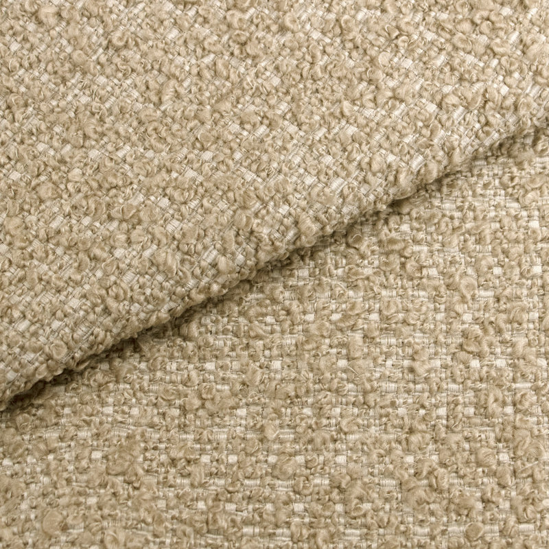 Repose-pieds Barley, Bouclé chamois classique