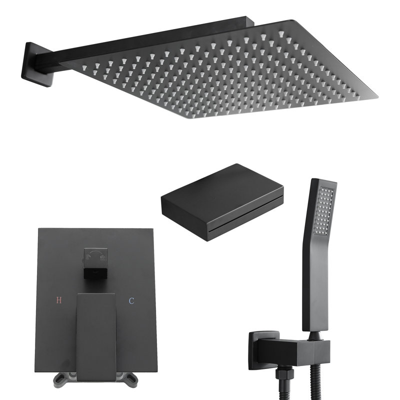 Système de douche complet avec valve brute