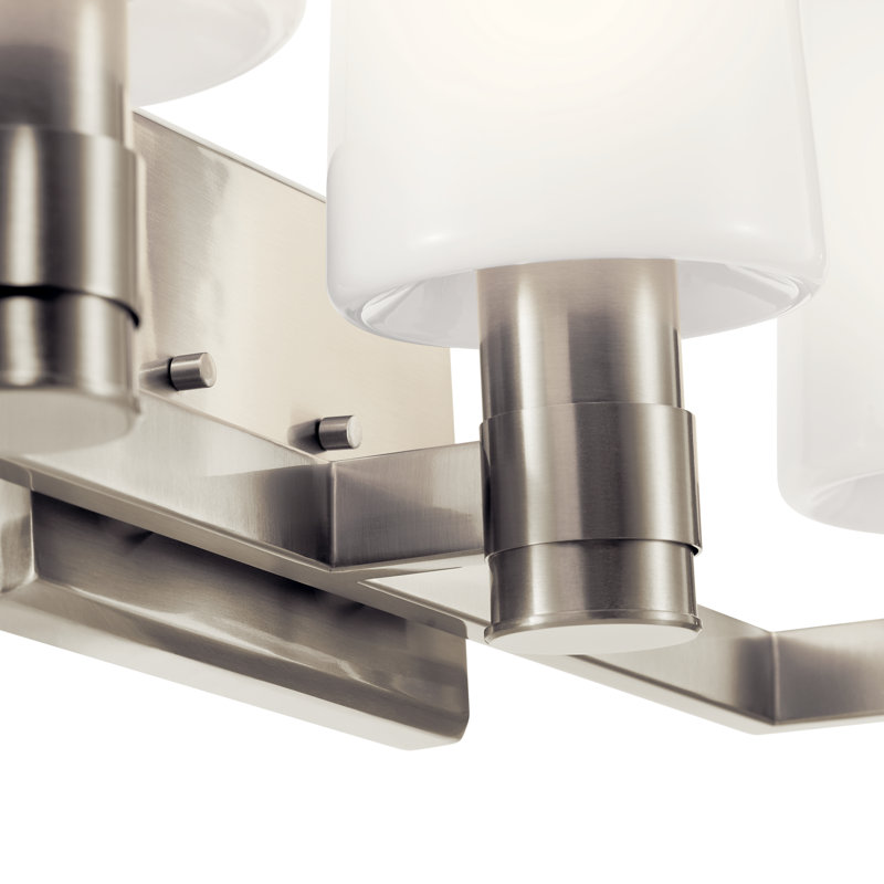 Éclairage pour meuble-lavabo 3 lumières Keison, Nickel