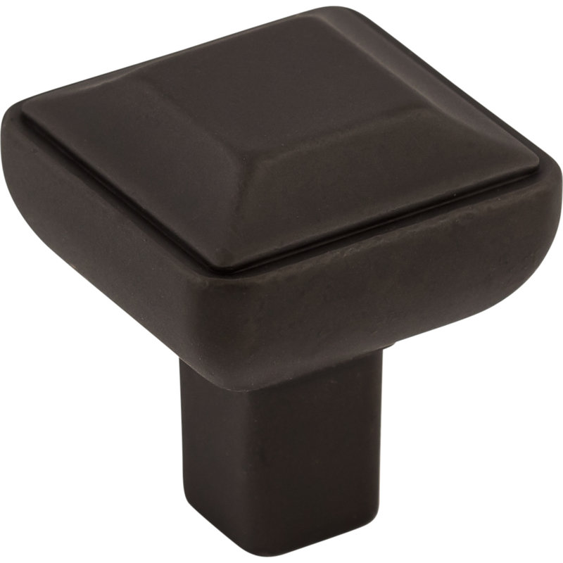 Podium 1" Length Square Knob, Sable, 1" Length