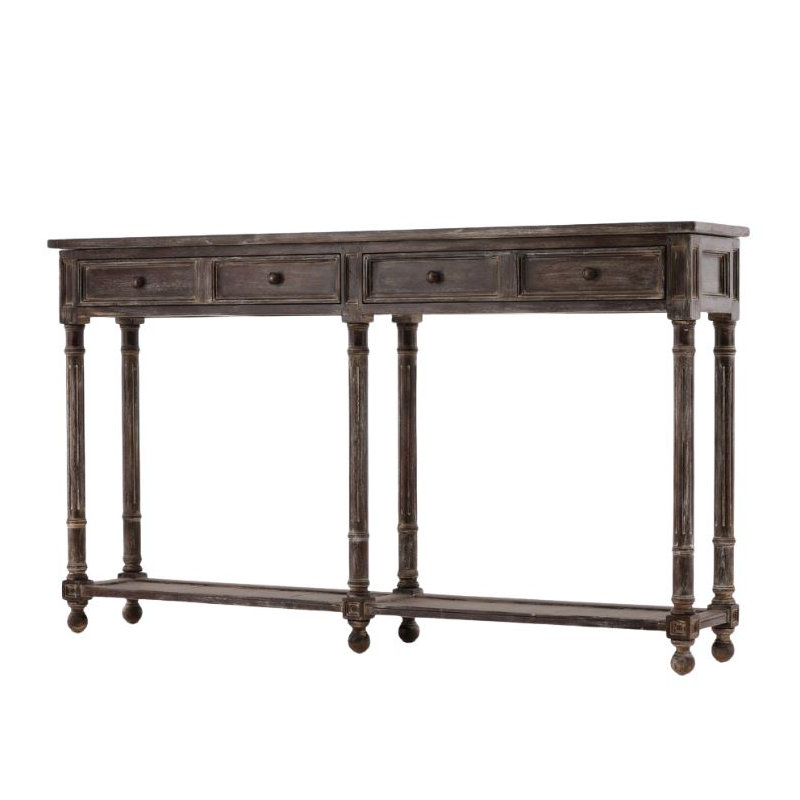 Belanger 57.25'' Solid Wood Console Table