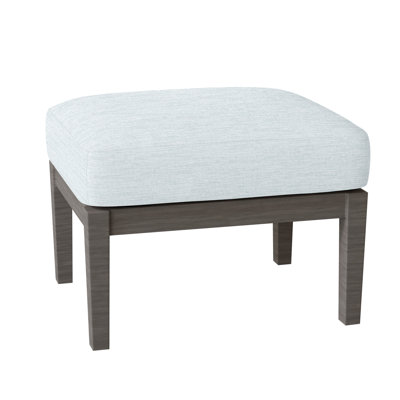 Repose-pieds en treillis en aluminium - Gris ardoise